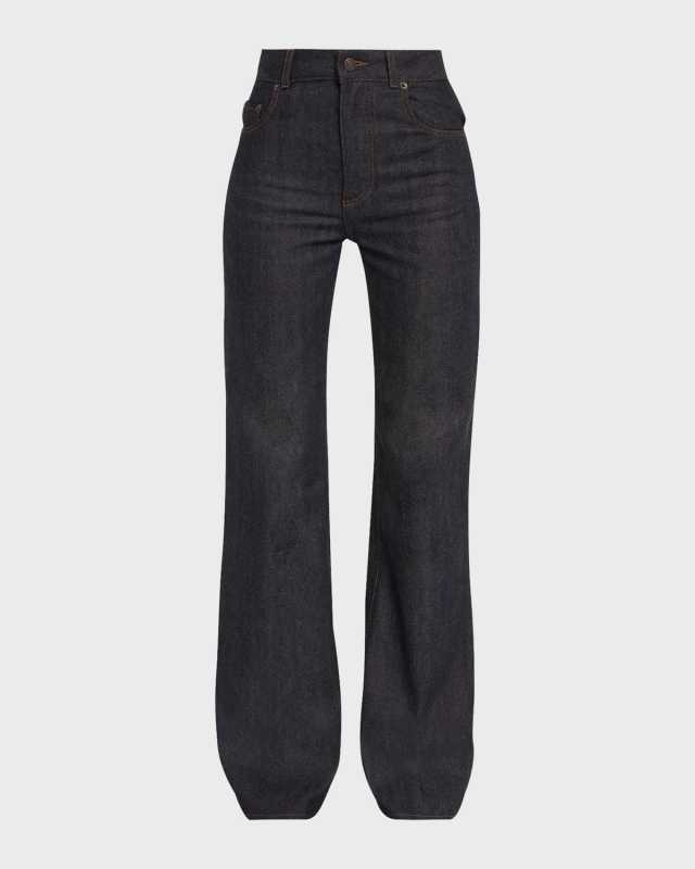 Lewel 22 Cashmere Denim Bootcut-Leg Pants